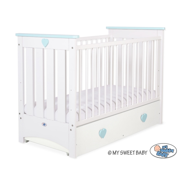 Babyseng LORENZO med Sfuffe  MAXI Mint Hvid