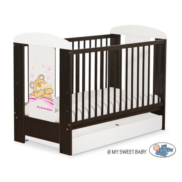 Babyseng med Skuffe Bamse Barnaba  STANDARD