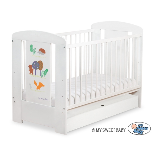 Babyseng med Skuffe Happy   STANDARD Skov