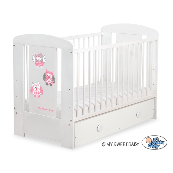 Babyseng med Skuffe Munter Ugler  MAXI