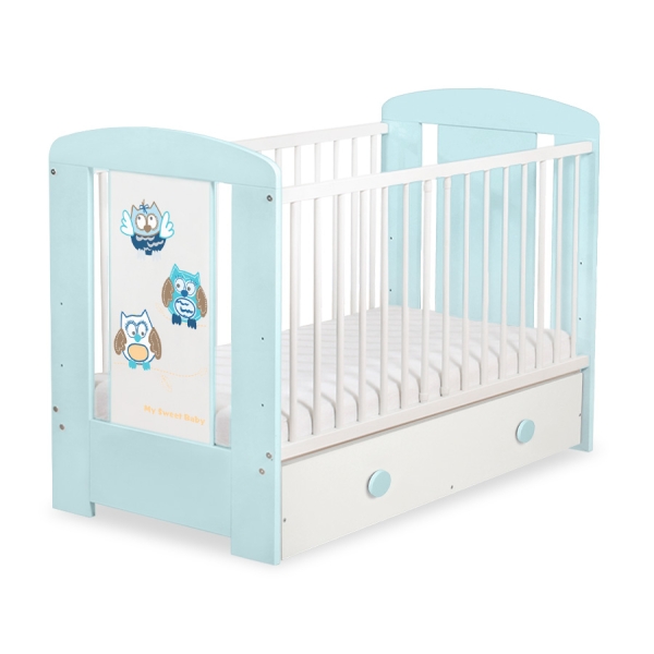 Babyseng med Skuffe Munter Ugler  MAXI
