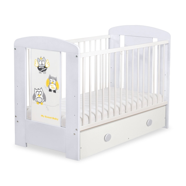 Babyseng med Skuffe Munter Ugler  MAXI