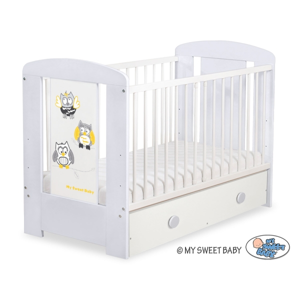 Babyseng med Skuffe Munter Ugler  MAXI