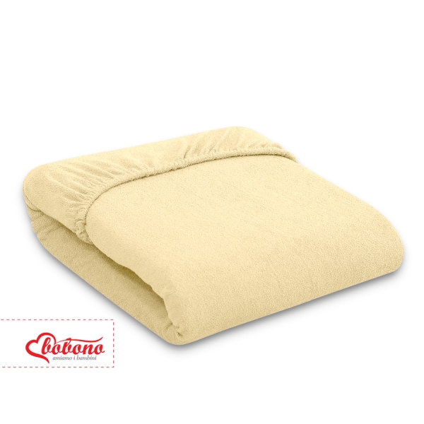 Babysengelagen lavet af frotté Babyseng 120x60cm  Gul