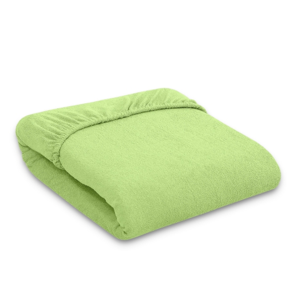 Babysengelagen lavet af frotté Babyseng  140x70cm  Grøn