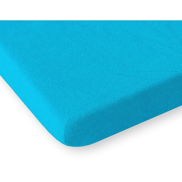 Babysengelagen lavet af frotté Babyseng  140x70cm  Turkis