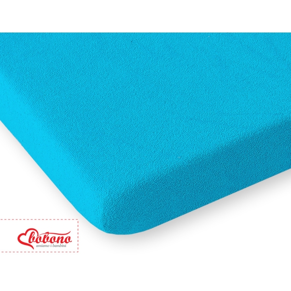 Babysengelagen lavet af frotté Babyseng  140x70cm  Turkis