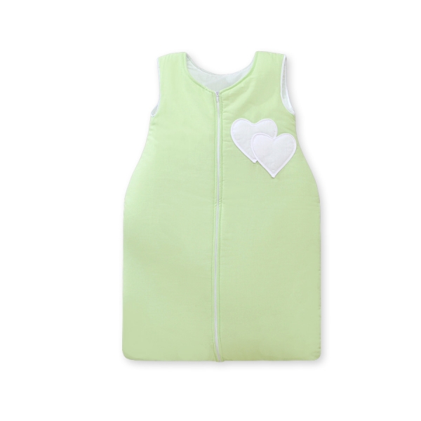 Babysovepose - Hanging hearts  Grøn