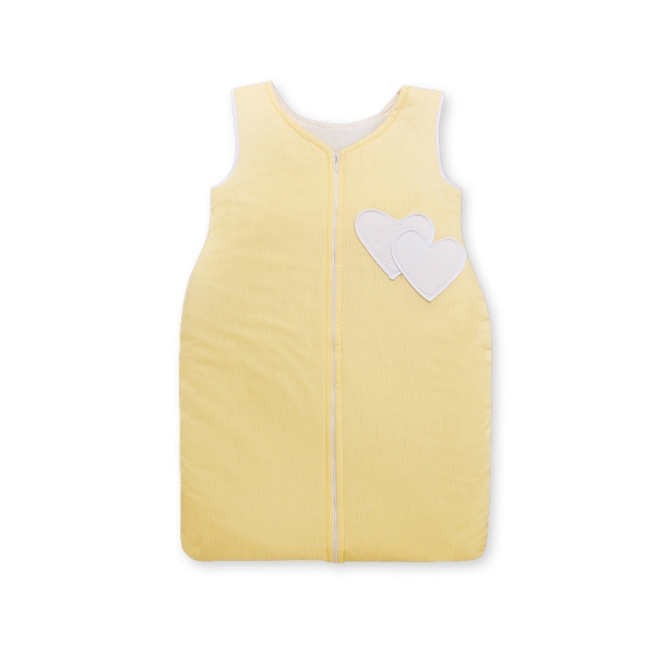 Babysovepose - Hanging hearts  Gul Striber