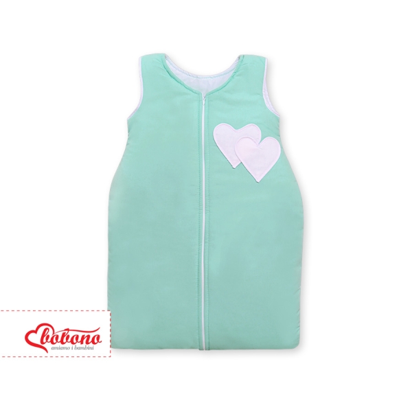 Babysovepose - Hanging hearts  Mint