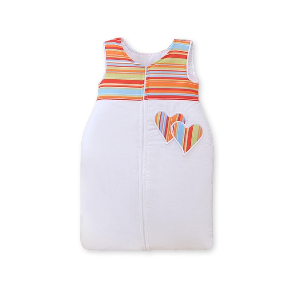 Babysovepose - Hanging hearts  Orange Striber