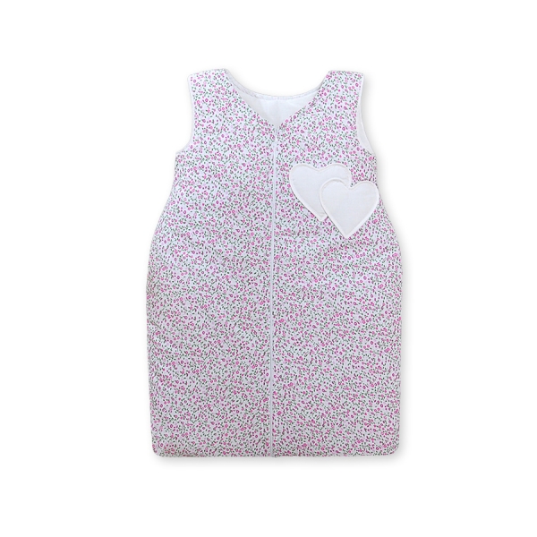 Babysovepose  Lyserød Pink Blomstereng Blomster