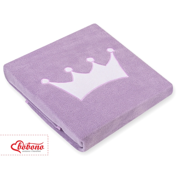 Babytæppe af fleece  Lilla