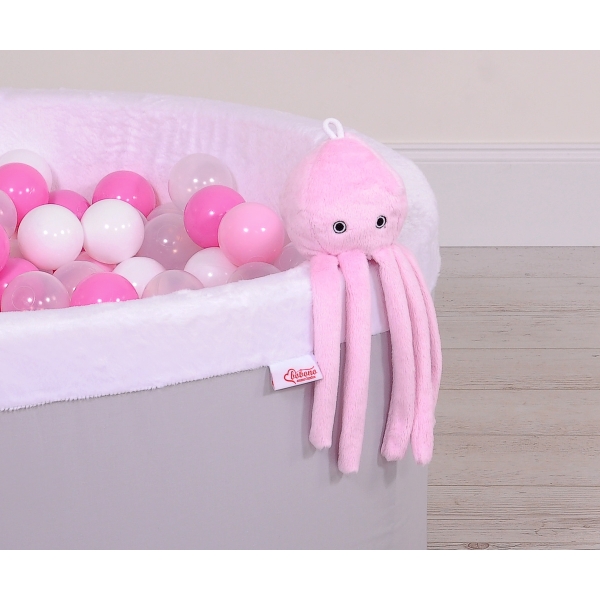 Blæksprutte med rangle  Lyserød Pink