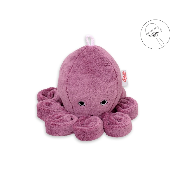 Blæksprutte med rangle  Støvet Pink