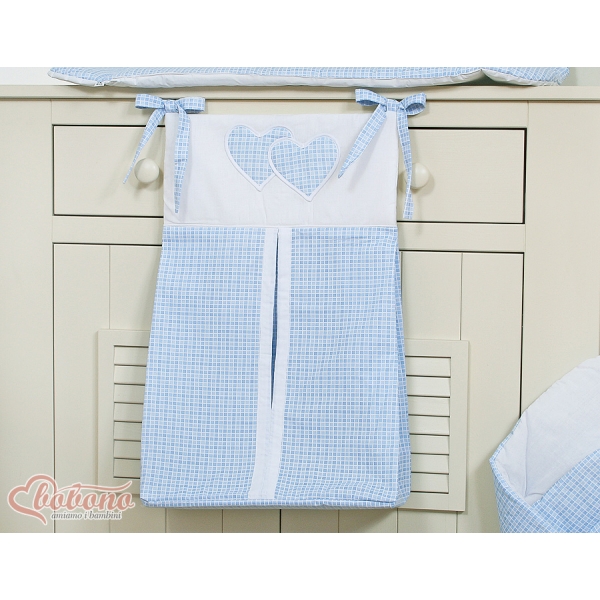 Blepose - Hanging Hearts  Blå Ternet