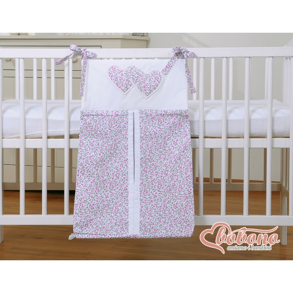 Blepose - Hanging Hearts  Lyserød Pink Blomstereng Blomster