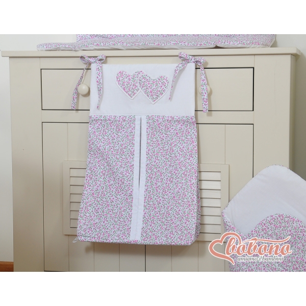 Blepose - Hanging Hearts  Lyserød Pink Blomstereng Blomster