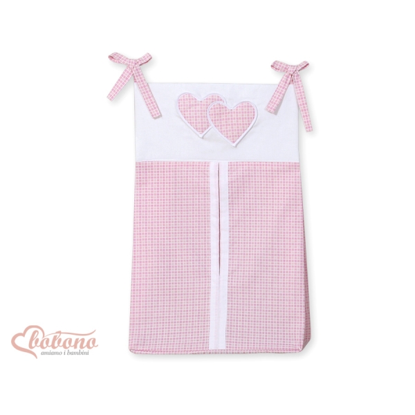 Blepose - Hanging Hearts  Lyserød Pink Ternet