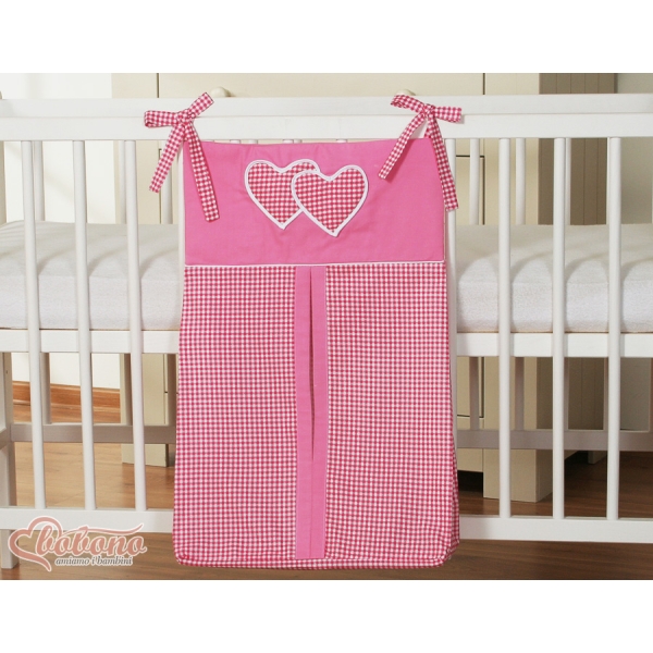 Blepose - Hanging Hearts  Lyserød Pink Ternet