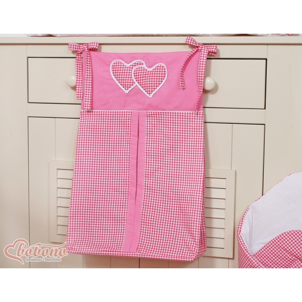 Blepose - Hanging Hearts  Lyserød Pink Ternet