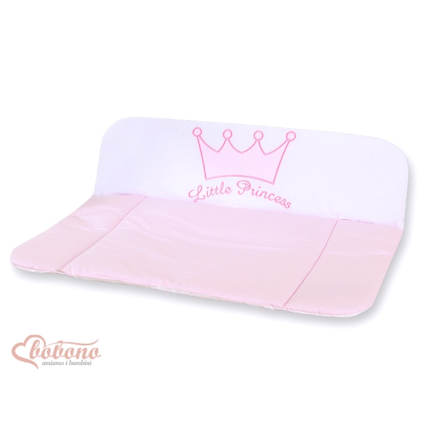 Blød baby skiftemåtte - Little Prince/Princess  Lyserød Pink