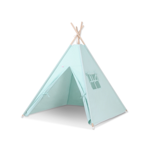 Børne tipi telt dekorative fjer GRATIS!  Mint