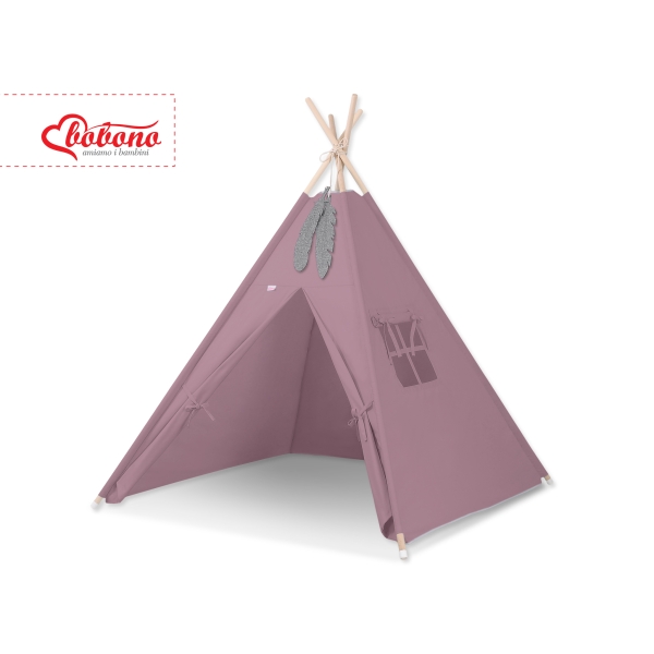 Børne tipi telt dekorative fjer GRATIS!  Pastel Violet