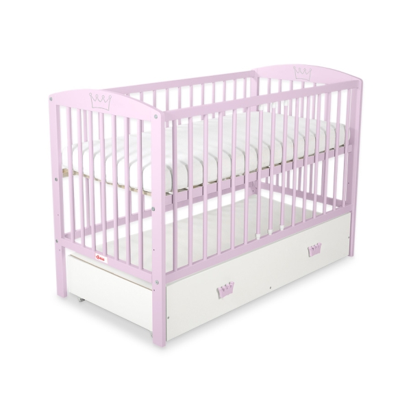 Børneseng med Skuffe med tremmer Little Prince/Princess  MAXI