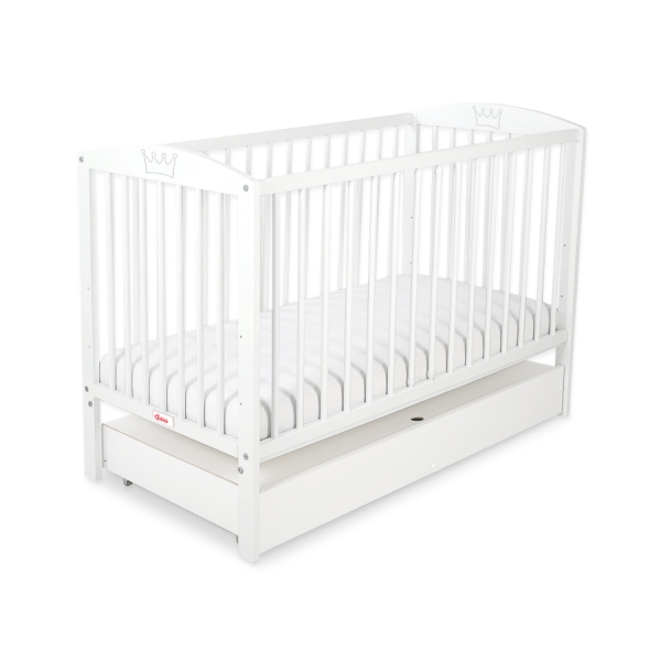 Børneseng med Skuffe med tremmer Little Prince/Princess  STANDARD