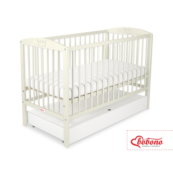 Børneseng med Skuffe med tremmer Little Prince/Princess  STANDARD