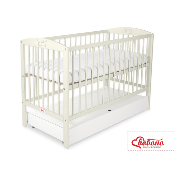 Børneseng med Skuffe med tremmer Little Prince/Princess  STANDARD
