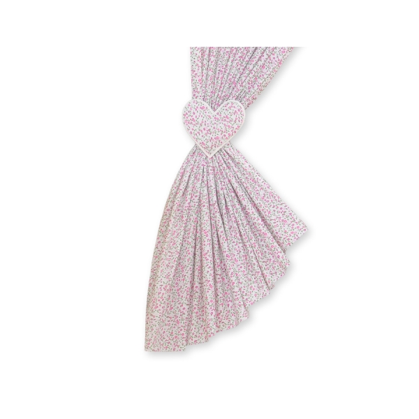 Børneværelses-gardiner  Lyserød Pink Blomstereng Blomster