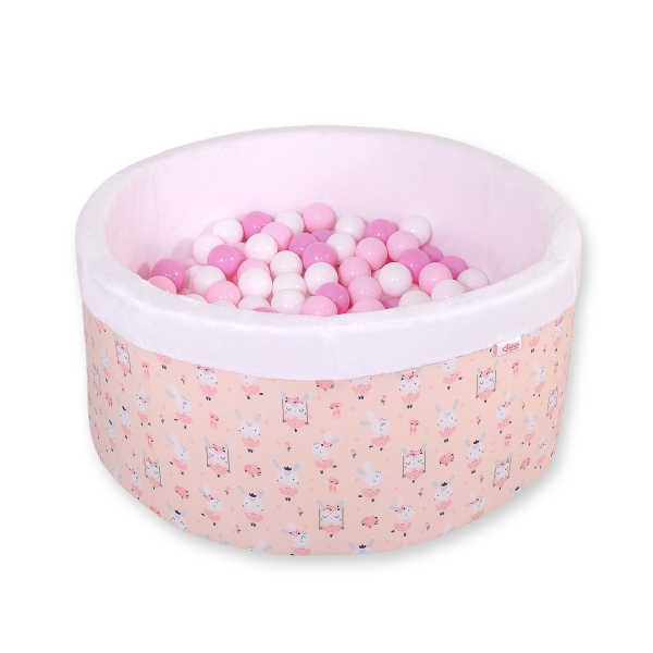 Boldbassin i skum, med bolde  Lyserød Pink Ballerinaer