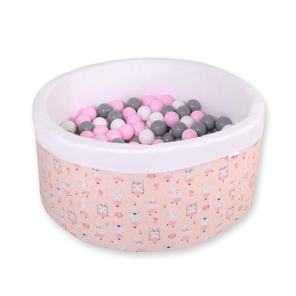 Boldbassin i skum, med bolde  Lyserød Pink Ballerinaer