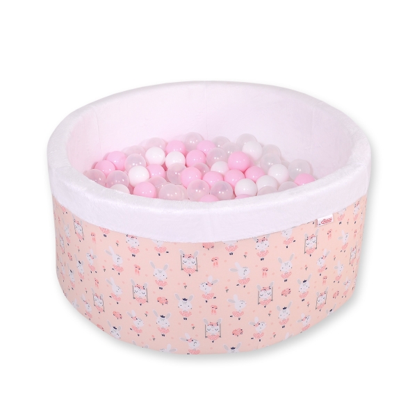 Boldbassin i skum, med bolde  Lyserød Pink Ballerinaer
