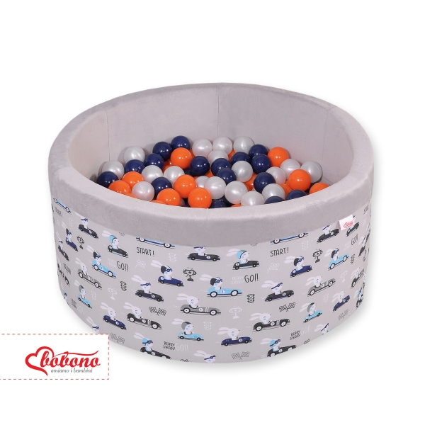 Boldbassin minky med bolde 200stk  Kaniner