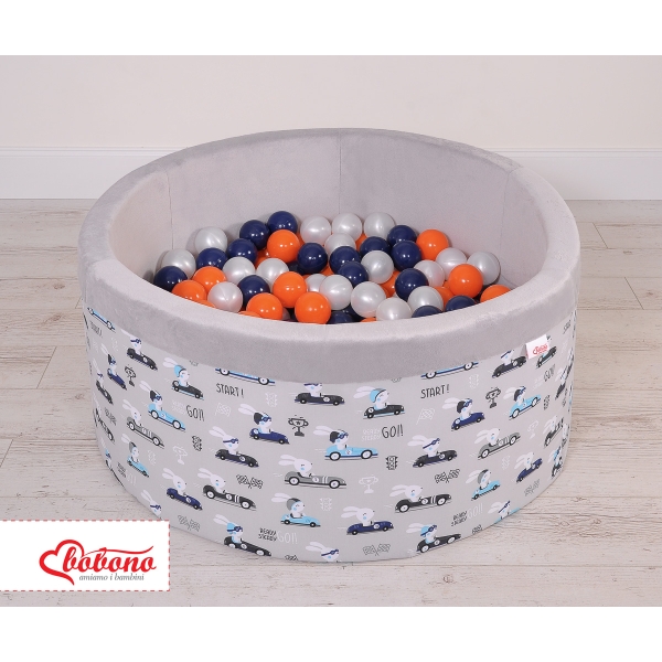 Boldbassin minky med bolde 200stk  Kaniner
