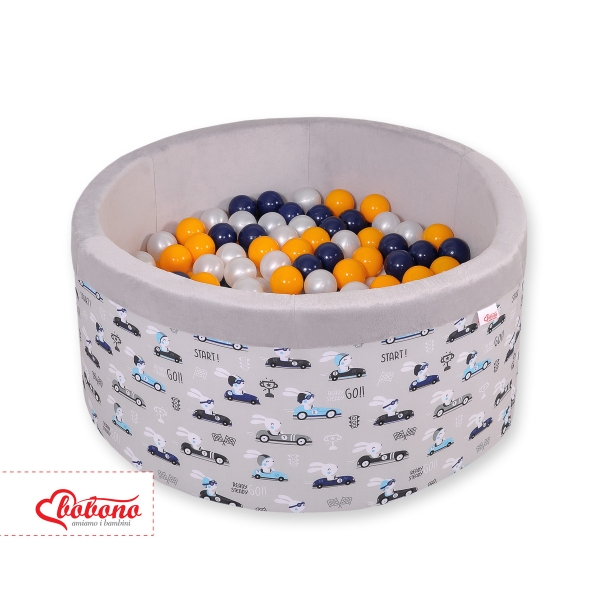 Boldbassin minky med bolde 200stk  Kaniner