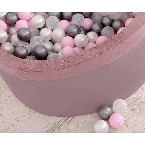 Boldbassin minky med bolde 200stk  Pastel Violet