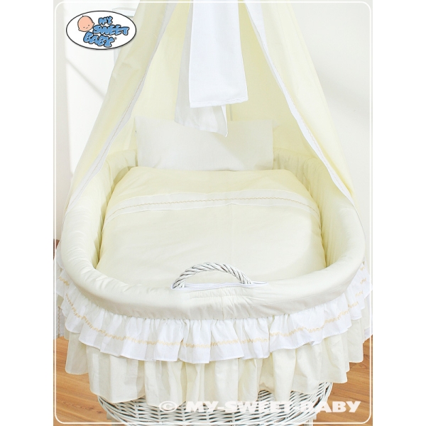 Bomuldssæt for babykurv