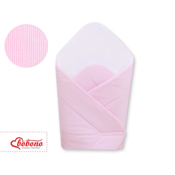 Bomuldssvøb  Lyserød Pink Striber