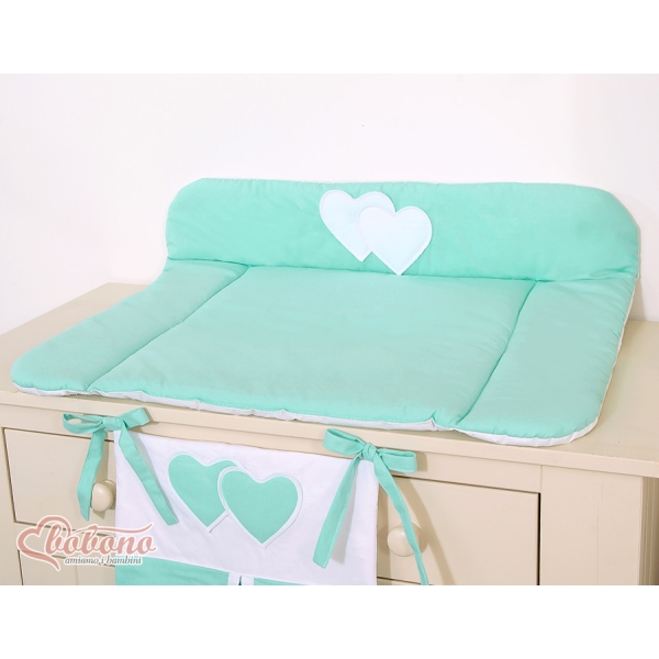 Broderet skiftemåtte  Mint
