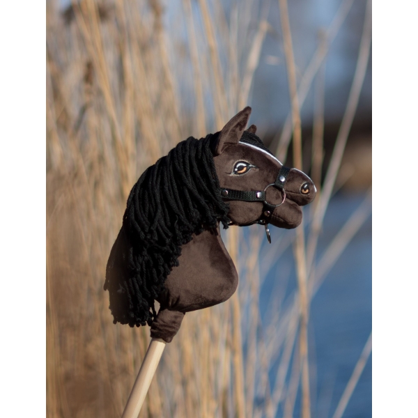 Dark Bay Kæphest Hobby Horse A4 Premium