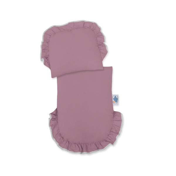 Dukkevogn Flet  Grå Pastel Violet