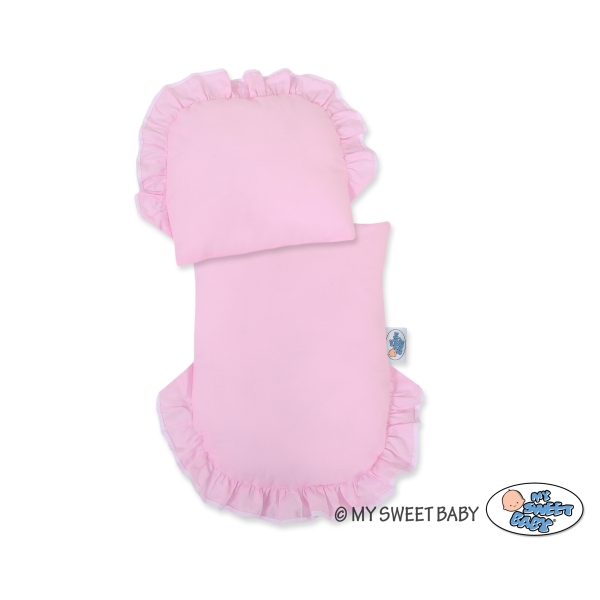 Dukkevogn Flet  Lyserød Pink