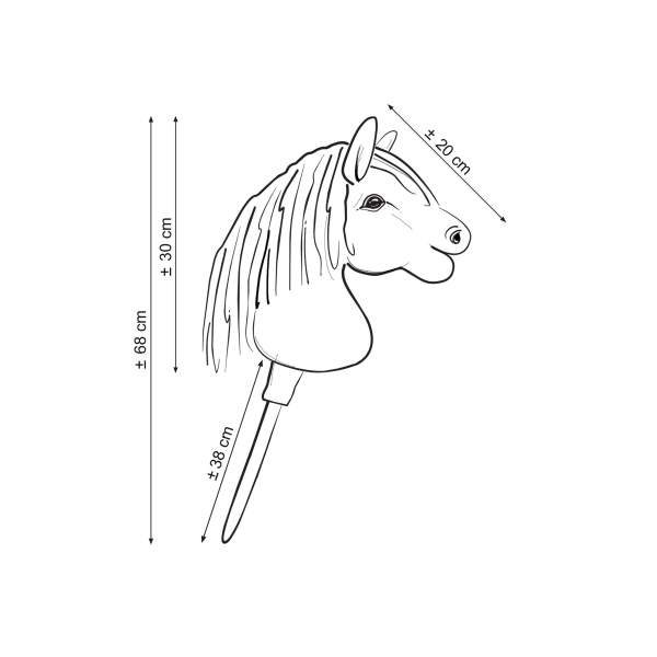 Dun Kæphest Hobby Horse A4 Premium