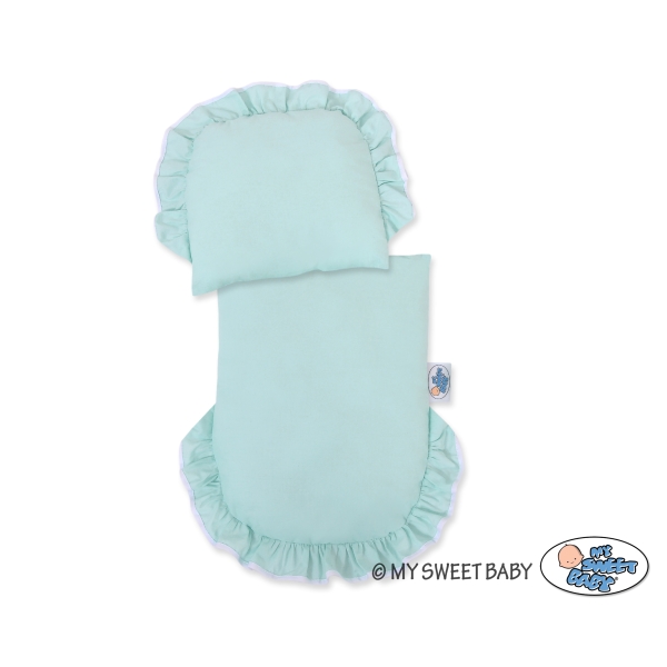 Flettet dukkevogn  Mint