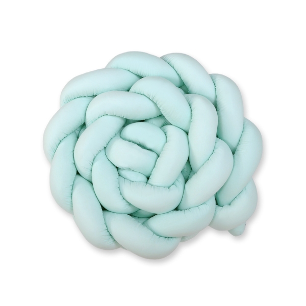 Flettet sengerand til babyseng XXL  Mint