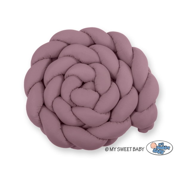 Flettet sengerand til tremmeseng 3,6m  Pastel Violet